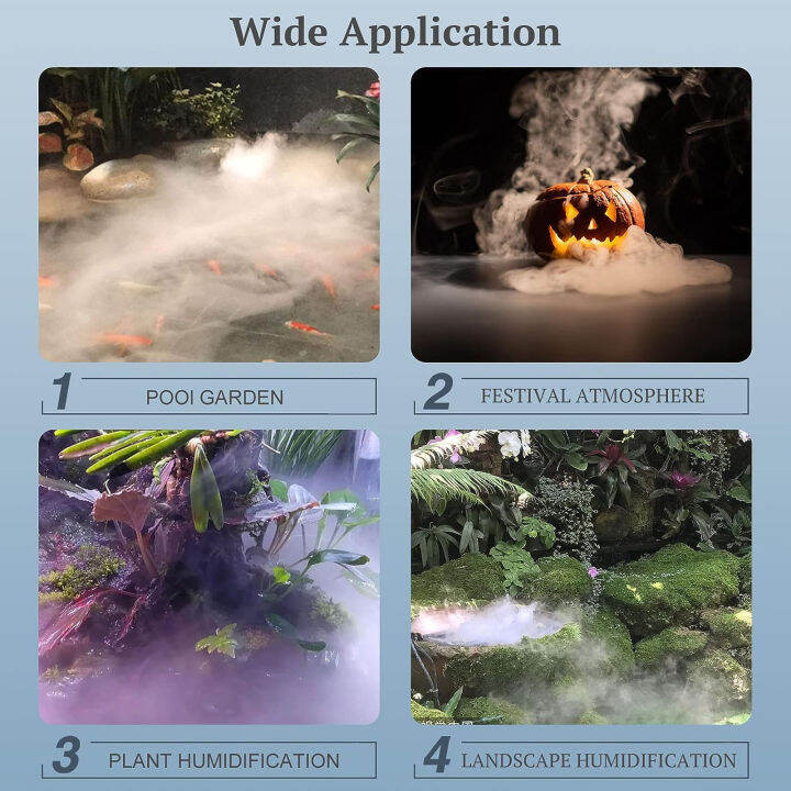 4 Head Ultrasonic Fog Machine 150W Mist Maker Fogger for Pool Lazada PH