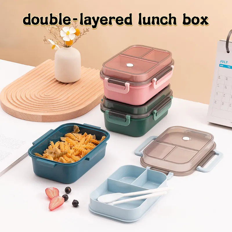 lunch box eco friendly food container bento Microwave heated lunch