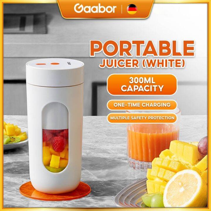 Gaabor Portable Juicer Cordless Juice Cup 300ml Rechargeable Juicer