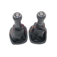 【hot】▽✹✵  2000 2001 Car Styling 5 Speed 6 23 mm Insert Hole Stick Shift Level Knob With Leather Boot