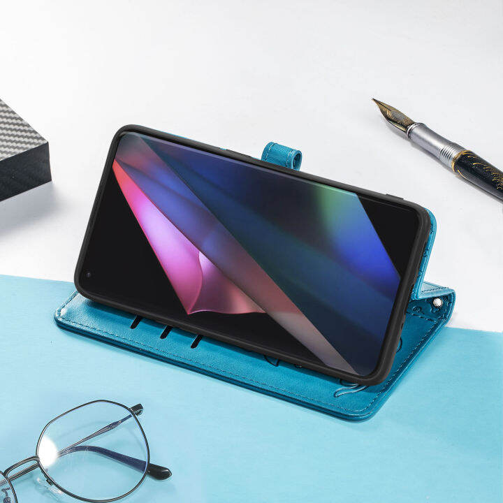 oppo-find-5-pro-case-กระเป๋าสตางค์ลายนูนการ์ตูน-pu-leather-case-casing-oppo-findx5pro-flip-phone-back-cover