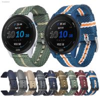 ✔۩◇ Quickfit Woven Nylon Strap For Garmin Forerunner 255 Music 55 645 245/Vivoactive 3 4/Venu 2 Plus/2S Watchband Bracelet Band