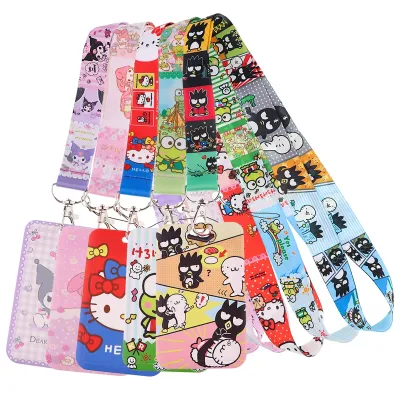 Pretty Anime Lanyards for Key Neck Strap lanyard Card ID Badge Holder Key Chain Key Holder Hang Rope Keyrings For Friends Gifts