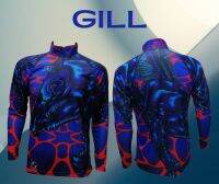 เสื้อตกปลา JK Thailand เสื้อกันยูวี ลาย GILL ป้องกันรังสี UV 80% แห้งเร็ว