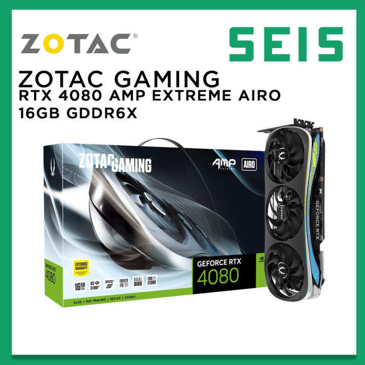 ZOTAC GeForce RTX 4080 AMP Extreme AIRO Graphics ZT-D40810B-10P