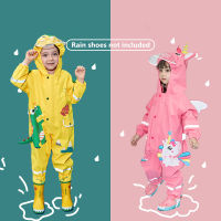 Most Luxurious Kids Winged Unicorn Raincoat Children Cartoon Dinosaur Waterproof Rainwear Girl Poncho Impermeable Boy Rain Jumps