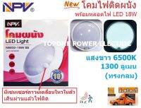 NPV โคมติดผนัง NW02-18W SS แสงขาว 6500K