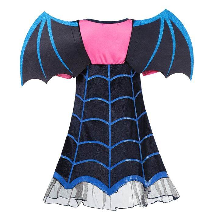 disney-vampire-devil-witch-for-girl-kids-princess-dress-up-halloween-costume-carnival-party-disguise-scary-cosplay-vampire-set