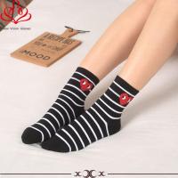 VISION GLASSES Socks ถุงเท้าหุ้มข้อสำหรับถุงเท้าผ้าฝ้ายสีขาวสีดำสไตล์เกาหลีลายน่ารักน่ารักใส่เป็นของขวัญ