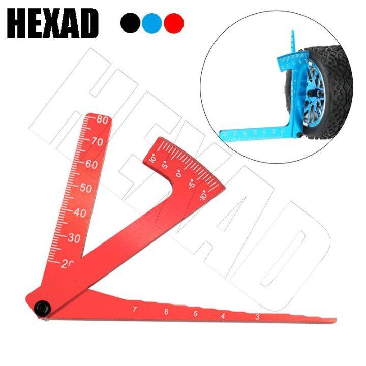 1/10 1/8 Adjustable Ruler RC Car Wheel Rim Camber Height Tires Angle