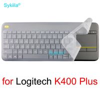 Keyboard Cover for K400 Plus for Logitech Logi K400 with TouchPad Protective Protector Skin Case Clear Silicon TPU