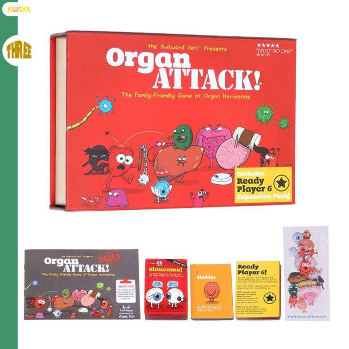 KISSYA English Version Organ Attack Card Game Convenient to Play and ...