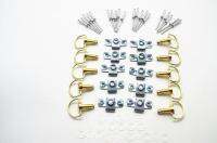 แหวน D-Ring แบบปลดออกได้อย่างรวดเร็วอุปกรณ์เสริมมอเตอร์ไซค์อเนกประสงค์ขนาด17มม. สำหรับฮอนด้าและยามาฮ่าสำหรับซูซูกิ