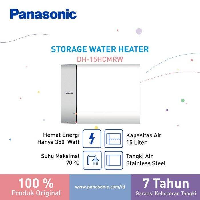 Panasonic Water Heater Tangki Stainless Steel 15 Liter DH15HCM | Lazada  Indonesia