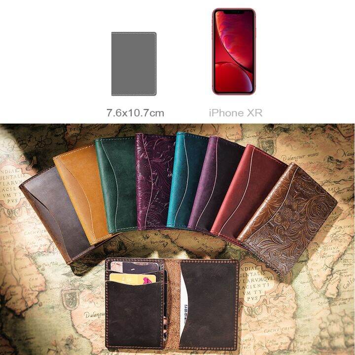 layor-wallet-moterm-men-ผู้ถือบัตรเครดิต-rustic-crazy-horsecustomized-business-unisexcardholder-wholesale