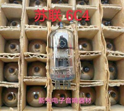 Audio vacuum tube Brand new in original box Soviet 6C4 tube replaced by Beijing 6C4N with soft sound quality provided with matching 6c4 nine-pin sound quality soft and sweet sound 1pcs