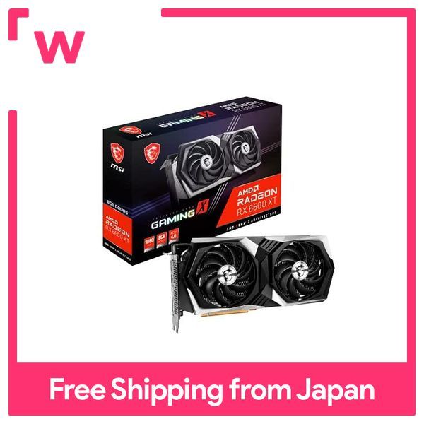 MSI Radeon RX 6600 XT GAMING X 8G グラフィックスボード VD7840-