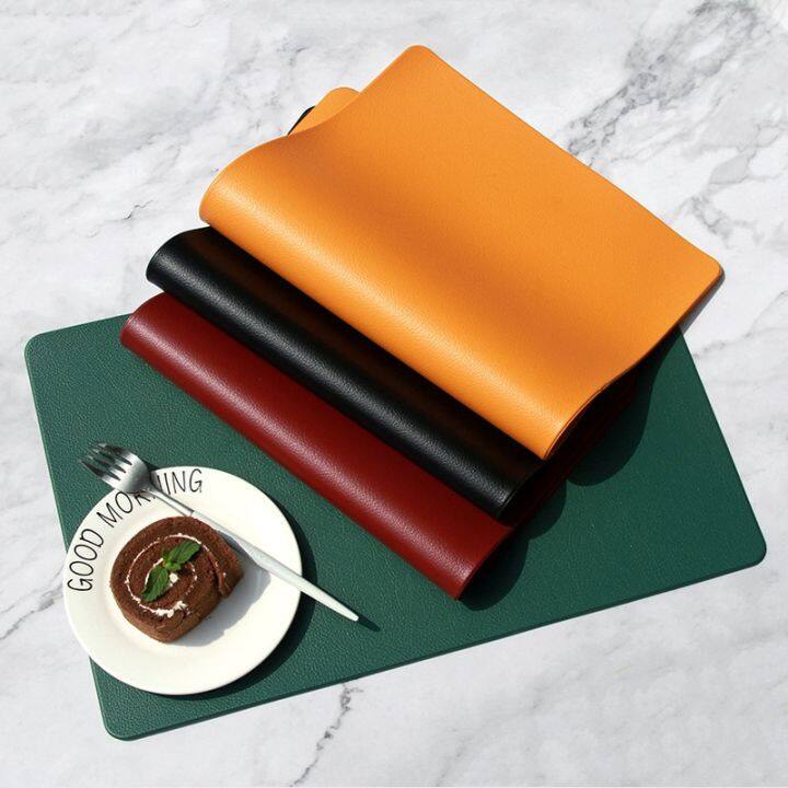 nordic-household-leather-placemat-hotel-restaurant-western-place-mat-rectangular-waterproof-oil-proof-placemat