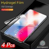 4Pcs Hydrogel Film For Motorola Moto G9 Power Plus Play G8 G7 Screen Protector Film