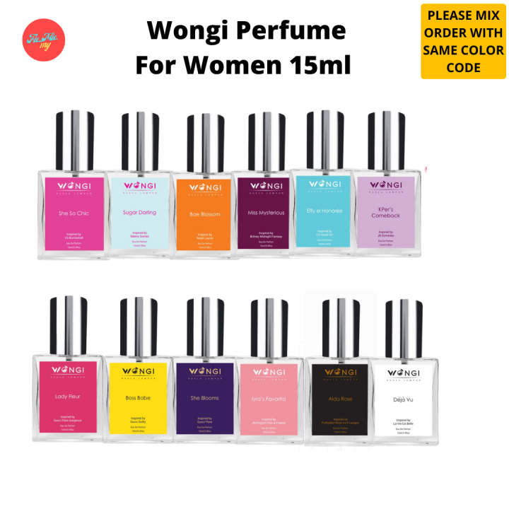 WONGI Perfume Wanita for Her Perfume 15ml Perfume Wongi Minyak Wangi