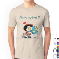 Mafalda Environment T Shirt 100% Cotton Mafalda Environment Look After World B Pollution Problems Love Cinchona Funny S-4XL-5XL-6XL