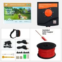 UPGRADE TP16 Pet Fence System Dog Electric Fencing Rechargeable Waterproof 6 Level Adjustable Training Collar Fencing Anti Run