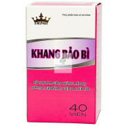 HCMKHANG BẢO BÌ Kingphar Hộp 40 viên