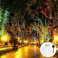 3050cm 8tube LED Meteor Shower String Light Holiday Outdoor Waterproof Fairy Lamp for Christmas Wedding Party Garden Tree Decor