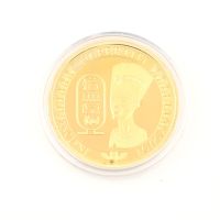 【Exclusive】 คอลเลคชั่นศิลปะเหรียญสะสมราชินีแห่งอียิปต์1ชิ้นราชินีอียิปต์ของขวัญจาก Bitcoin เหรียญที่ระลึก