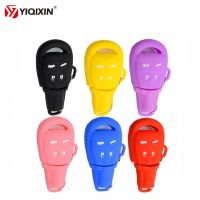 [Car Parts]YIQIXIN 4ปุ่มยางซิลิโคนฝาครอบกุญแจรถสำหรับ SAAB 93 95 9 3 9 5 Remote Shell Fob เปลี่ยนสีชมพูสีแดง