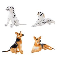 Stuffed Animals Realistic 158" Dog Puppy Lifelike Dalmatian Plush Kid Toys Xmas