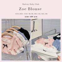 เสื้อเด็กจั้มแขน ผ้ายืด ใส่สบาย มี 4 สี  Zoe Blouse