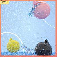 BRAIN 4pcs การต่อสู้ทางน้ำ บอลลูนน้ำบอลลูน ซิลิโคนทำจากซิลิโคน เติมน้ำอย่างรวดเร็ว บอลลูนของเล่น ฤดูร้อนฤดูร้อนฤดูร้อน ใช้ซ้ำได้ ลูกบอลสาดน้ำ สระพูล