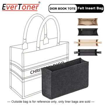 EverToner Purse Organizer Insert Felt Bag organizer with zipper Handbag and  Tote Shaper Fit Tote Insert Organizer Bag