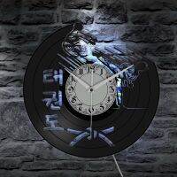 Hot sell Korean Martial Art Taekwondo Mute Clock Taekwondo Museum Training Center Fighting Wall Art Retro Silent Vinyl Record Wall Clock