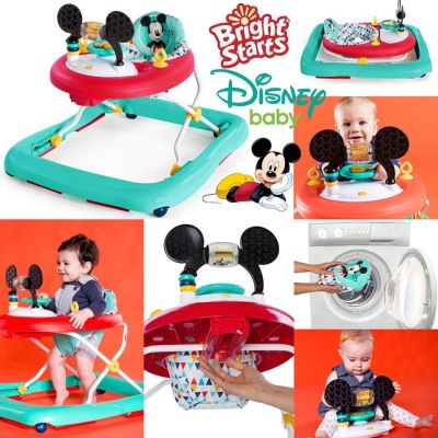 นำเข้า 🇺🇸 พร้อมส่งค่ะ !! ใหม่ล่าสุด รถหัดเดิน มิกกี้เม้าส์ Bright Starts Disney Baby Mickey Mouse Walker with Activity Station - Happy Triangles ราคา 4,290 บาท