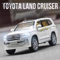 Teeker โมเดลจำลอง Toyota Land Cruiser รถ SUV 1:24รถโลหะผสม,ใหม่มีเสียงดึงกลับ Diecasts ยานพาหนะของเล่นคอลเลกชันของตกแต่งวันเกิดของขวัญปีใหม่