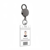 【CW】✉✁  ID Card Holder Business Metal Badge Holders Nursing Extendable Keychain Badges Man