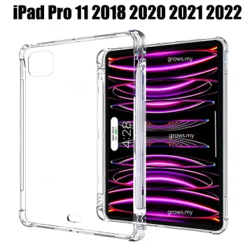Kenke New iPad Pro 11 Inch Case 4th/3rd/2nd/1st Generation  2022/2021/2020/2018 Built-in Left Side Pencil Holder Support 2nd Pencil  Charge Hard Frosted