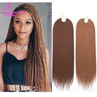 Refined Hair Synthetic Small Crochet Braids Senegalese Twist Braid 30Roots/pc African Woman Girls 39; Braiding Hair Extensions