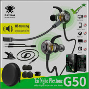 Tai nghe gaming có mic rời và rung Plextone G50 Mark II - Âm bass cực mạnh