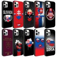 [2023ใหม่] Slovakia เคสแผนที่โลกหนังสือเดินทางสำหรับ iPhone 14 13 12 11 XS XR 8 7 6 5S Pro Max Plus Se Mini