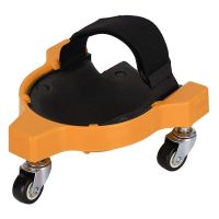 Rolling Knee Protection Pad With Wheel Built In Foam Padded Laying Platform Universal Wheel Kneeling Pad