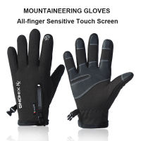 Outdoor Sport Gloves Man Hiking Caming Gloves Fitness Touchscreen Waterproof Ski Army Windproof Non-Slip Black Gloves Cycling