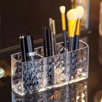 【YD】 Transparent Makeup Eyeliner Foundation Blush Eyeshadow Brushes Holder Desktop Storage Organizer