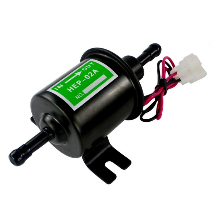 Universal 12V Heavy Duty Electric Fuel Pump Metal Solid Petrol Inline