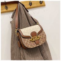 Women bag, shoulder bag, 2021 new fashion semi-round texture shoulder bag, PU bag