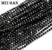 Meihan natural (10 strands/set) 2mm spinel faceted round seed beads for jewelry making desin DIY bracelet necklace