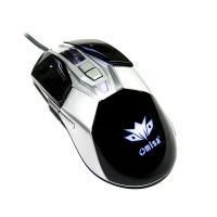 Omisa By Oker OM-018 Gaming Mouse เมาส์เกมส์มิ่ง - (สีดำ/สีขาว)