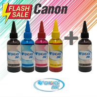 Choice Inkjet Canon น้ำหมึกเติมใช้ได้กับทุกรุ่น All Model 4 สี (สีดำ,ฟ้า,แดง,เหลือง) แถมดำ 1 ขวด #หมึกเครื่องปริ้น hp #หมึกปริ้น   #หมึกสี   #หมึกปริ้นเตอร์  #ตลับหมึก